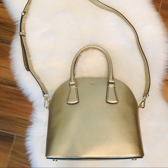 kate spade Handbags - Sylvia large satchel kate spade pale gold new bag